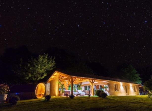 Villa Le Refuge des Épicuriens Eymet Esterno foto