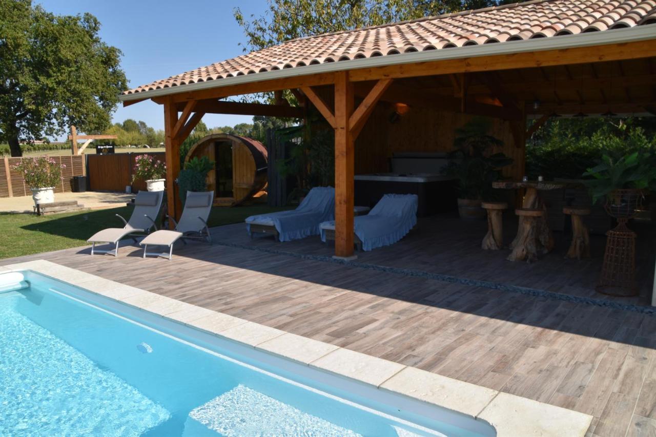 Villa Le Refuge des Épicuriens Eymet Esterno foto